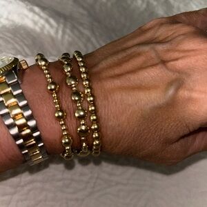 Enewton set of 3 gold bracelet that are priced right! Beautiful and new!